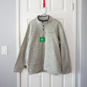 2/$30 - NWT Eddie Bauer Radiator Fleece Snap-Front Pullover